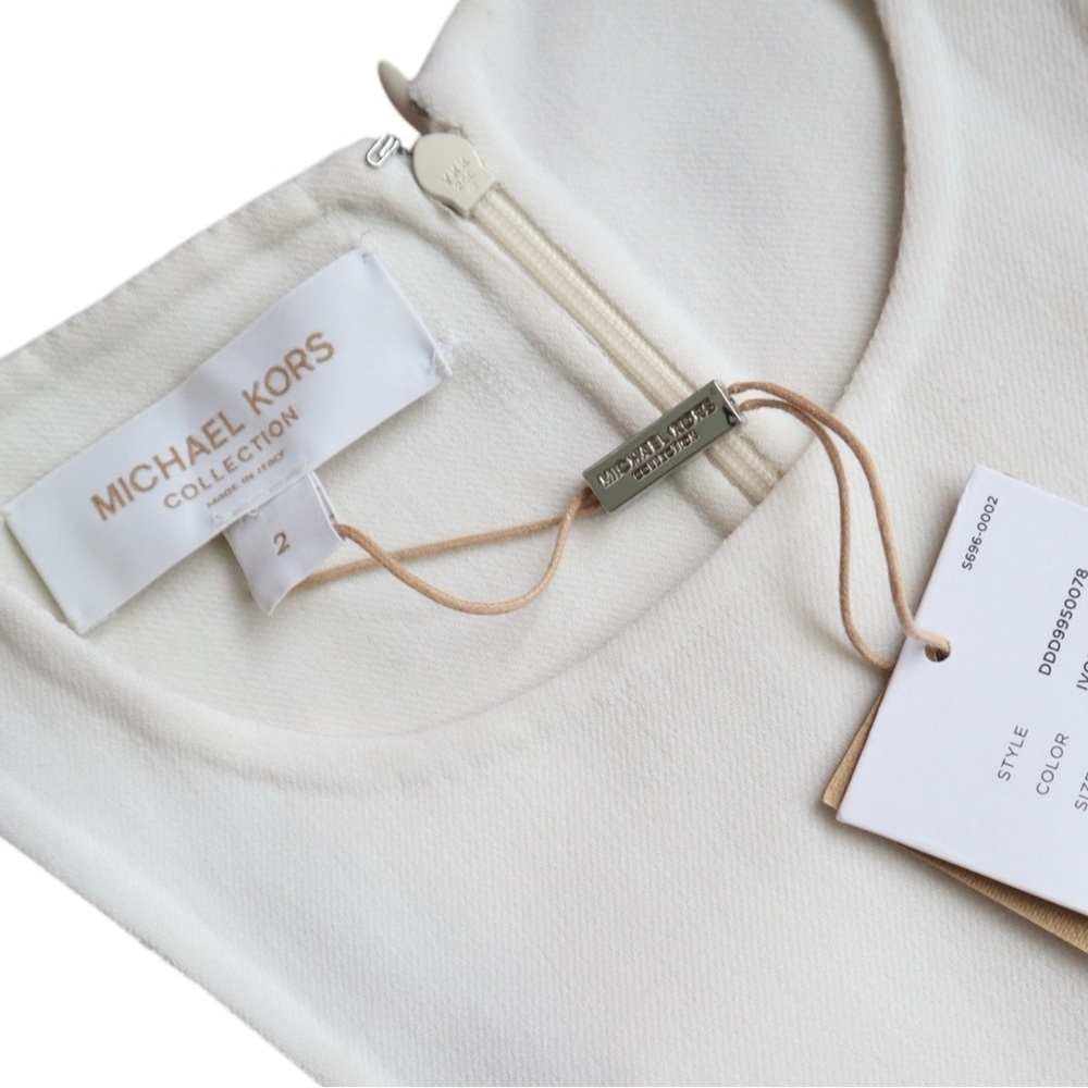 Michael Kors Collection Cream Halter Jumpsuit - Picture 7 of 12